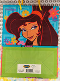 Vintage Walt Disney's Hercules Expressions From Hallmark Gift Bag, Unused