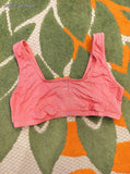 Auden by Target Women's Pink Ribbed Sports Bralette Size Large