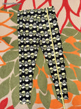 LuLaRoe Women's Tall & Curvy TC Leggings Black & Yellow Spooky Skulls