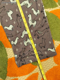 Women's Any Body Purple & White Alpacas Lounge Sleep Pants Sz Med.