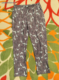 Women's Any Body Purple & White Alpacas Lounge Sleep Pants Sz Med.