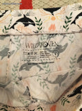 Women's Wildwoven Pink Orcas Lounge Sleep Pants Sz Lg
