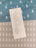 Vintage 2000 Creative Memories Wintry Scarf Mittens Snowflakes Full Sticker Sheet, Unused