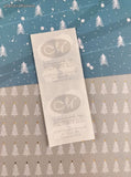 Vintage 1995 Creative Memories Christmas Gift Wintry Snowflakes Full Sticker Sheet, Unused