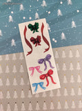 Vintage 2000 Creative Memories Christmas Gift Ribbons Full Sticker Sheet, Unused