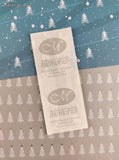 Vintage 1995 Creative Memories Christmas Musical Santa Nutcrackers Full Sticker Sheet, Unused