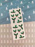 Vintage 1995 Creative Memories Christmas Holly Full Sticker Sheet, Unused
