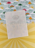 Vintage 2000 Creative Memories Wedding Pink Yellow Flowers Full Sticker Sheet, Unused