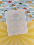 Vintage 2000 Creative Memories Wedding Purple Yellow Flowers Full Sticker Sheet, Unused