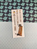 Vintage 1997 Creative Memories Victorian Style Street Lamp Park Bench Full Sticker Sheet, Unused