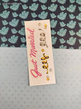 Vintage 1996 Creative Memories Just Married Full Sticker Sheet, Unused