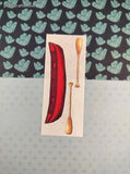 Vintage 1997 Creative Memories Canoeing Full Sticker Sheet, Unused