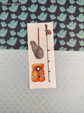 Vintage 1997 Creative Memories Fishing Bug Catching Full Sticker Sheet, Unused