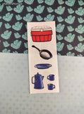 Vintage 1997 Creative Memories Camping Cooler Full Sticker Sheet, Unused