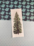 Vintage 1997 Creative Memories Large Evergreen Tree Full Sticker Sheet, Unused