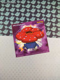 Vintage 1999 Pokemon Priss Prints Game Freak #45 Vileplume Jumbo Sticker, New & Unpeeled