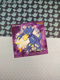 Vintage 1999 Pokemon Priss Prints Game Freak #55 Golduck Jumbo Sticker, New & Unpeeled