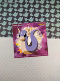 Vintage 1999 Pokemon Priss Prints Game Freak #147 Dratini Jumbo Sticker, New & Unpeeled