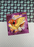 Vintage 1999 Pokemon Priss Prints Game Freak #21 Spearow Jumbo Sticker, New & Unpeeled