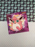 Vintage 1999 Pokemon Priss Prints Game Freak #40 Wigglytuff Jumbo Sticker, New & Unpeeled