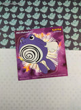 Vintage 1999 Pokemon Priss Prints Game Freak #61 Poliwhirl Jumbo Sticker, New & Unpeeled
