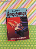 Vintage 1990's R.L. Stine Goosebumps #13, Piano Lessons Can Be Murder Softcover