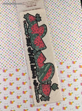 Vintage Seitec Iron Ons Fabric Applique Watermelon #9714 NEW