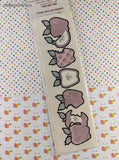 Vintage Seitec Iron Ons Fabric Applique Apples #9734 NEW