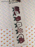 Vintage Seitec Iron Ons Fabric Applique Apples #9734 NEW