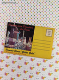Vintage Fold-Out Postcard Style Pictures Greetings from Downtown Las Vegas