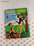 Vintage 1983 Heckle and Jeckle Visit the Farm Wonder Books Hardcover