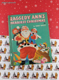 Vintage 1952 Raggedy Ann's Merriest Christmas Wonder Books Hardcover