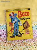 Vintage 1961 1st Printing Bozo the Clown Little Golden Book Hardcover