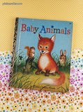 Vintage 1956 Baby Animals Little Golden Book Hardcover