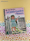 Vintage 1957 A Child's Garden of Verses Little Golden Book Hardcover