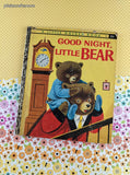 Vintage 1961 1st Printing Good Night, Little Bear Little Golden Book Hardcover