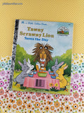 Vintage 1989 1st Printing Tawny Scrawny Lion Saves the Day Little Golden Book Hardcover