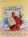 Vintage 1960 The Ten Commandments for Children Rand McNally Elf Book Hardcover