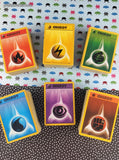 Vintage 1990's Bulk Pokemon Card Lot, 467 Energy WOTC Cards