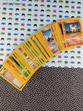 Vintage 1990's Bulk Pokemon Card Lot, 44 Common + 39 Uncommon WOTC Cards No Duplicates