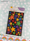 Tender Thoughts Kid Squad Colorful Stars Full Sticker Sheets Pack/3 Sheets, New & Sealed