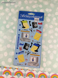 Vintage Stickopotamus "At the Office" Binder Sticker Sheet, New & Sealed