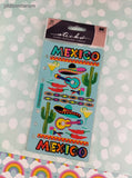 Vintage Stickopotamus "Mexico" Binder Sticker Sheet, New & Sealed