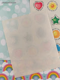 Vintage 1980 Hallmark Thankfulness & Love Partial Sticker Sheets Set/2