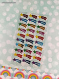2012 Rewards Stickopotamus SHINY Shooting Stars Full Sticker Sheet, Unused