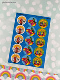 RARE Vintage Trend Creative Crayons #T-83416 Fruit Punch Scratch 'n Sniff Full Sticker Sheet, Unused