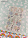 Walt Disney's Cinderella Glass Slipper SHINY Full Sticker Sheet, Unused