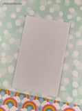 2024 Care Bears Rainbow Colorful SHINY Full Sticker Sheet, Unused