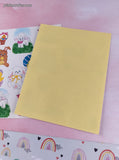 Vintage Amscan Easter Bunnies Chicks Flowers Full Sticker Sheets Set/2