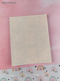 Vintage Gibson Gifts Easter Bunny Friend Full Sticker Sheet, Unused